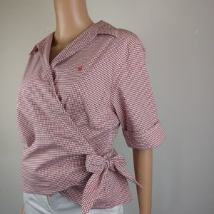 Lauren Wrap Top sz xl NWOT